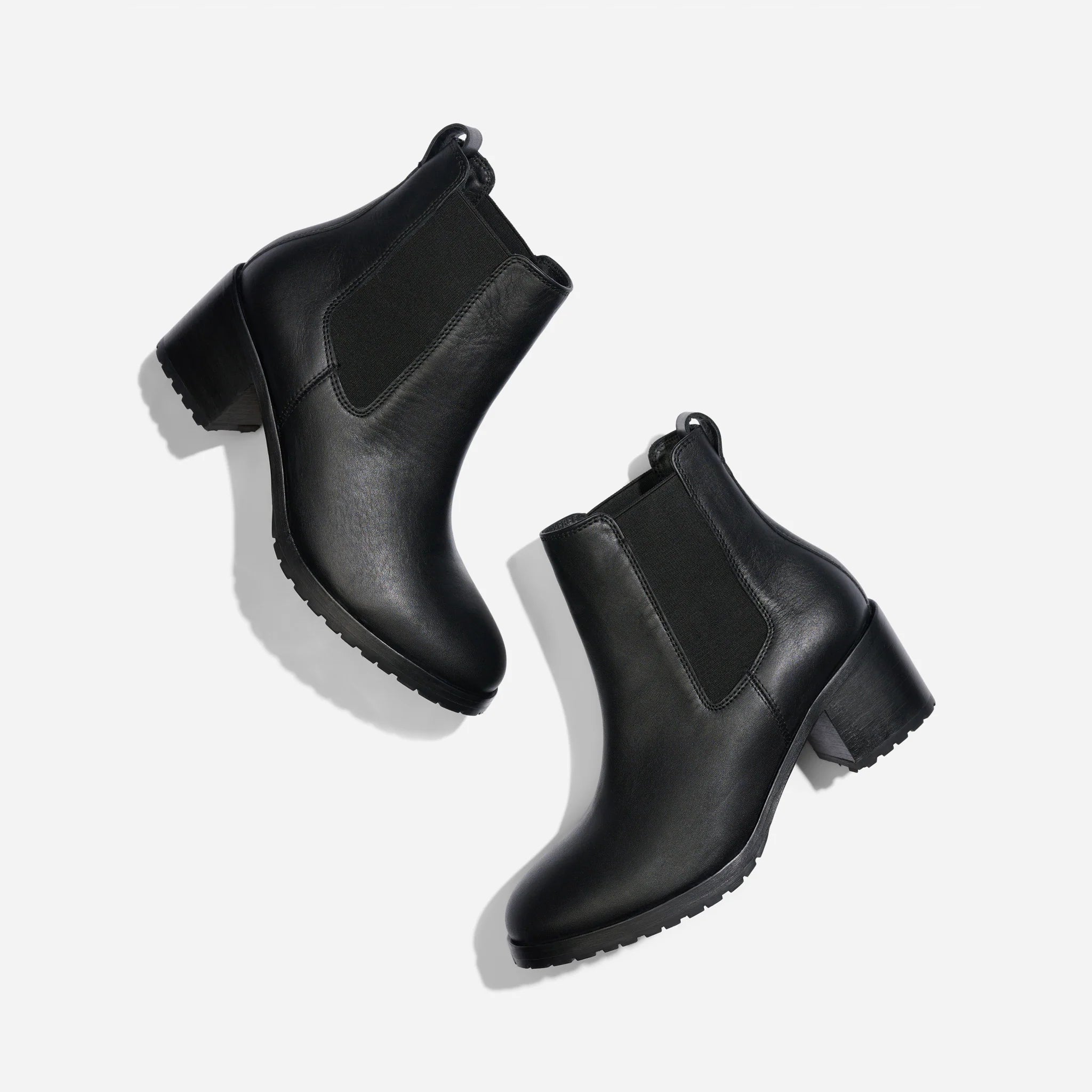 Nisolo Ana Go - To Heeled Black Chelsea Boot - Primrose Signature Boutique