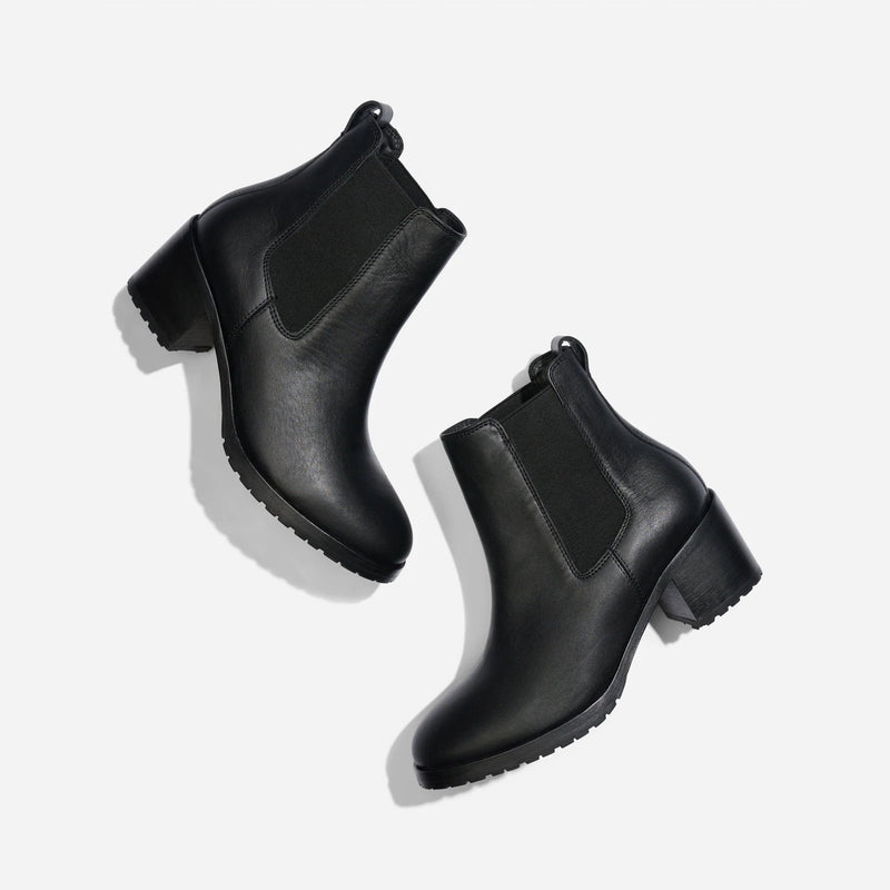 Nisolo Ana Go-To Heeled Black Chelsea Boot-zoom-