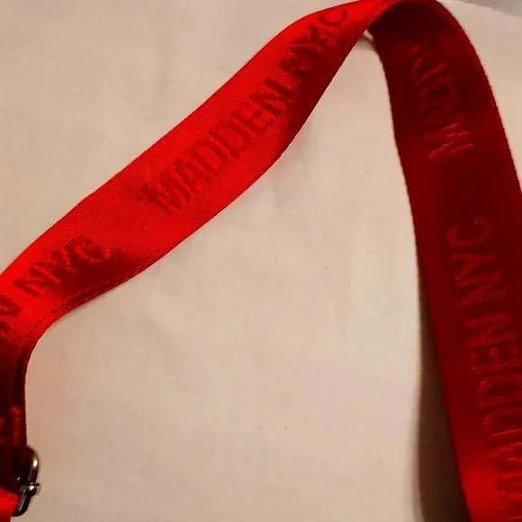 NYC Women's Double Front Pocket Crossbody, Red-zoom-