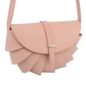 Petal Pink Vegan leather Crossbody-zoom-