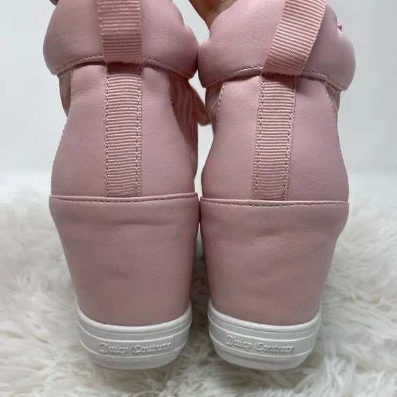 Pink Jorgia Quilted Wedge Sneakers - Primrose Signature Boutique