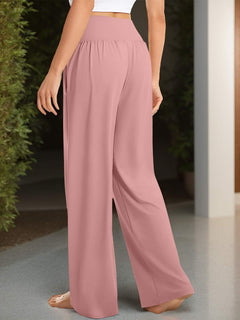 Pocketed High Waist Wide Leg Pants - Primrose Signature Boutique