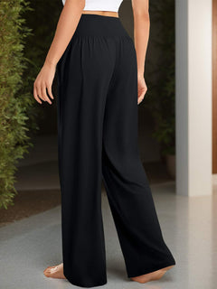 Pocketed High Waist Wide Leg Pants - Primrose Signature Boutique