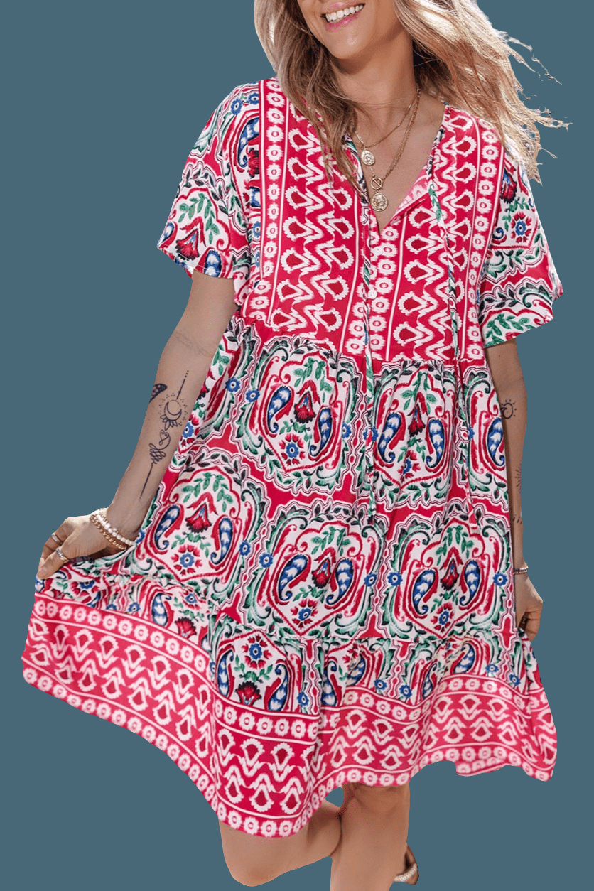 POL Button Down Raw Hem Distressed Shacket - Primrose Signature Boutique