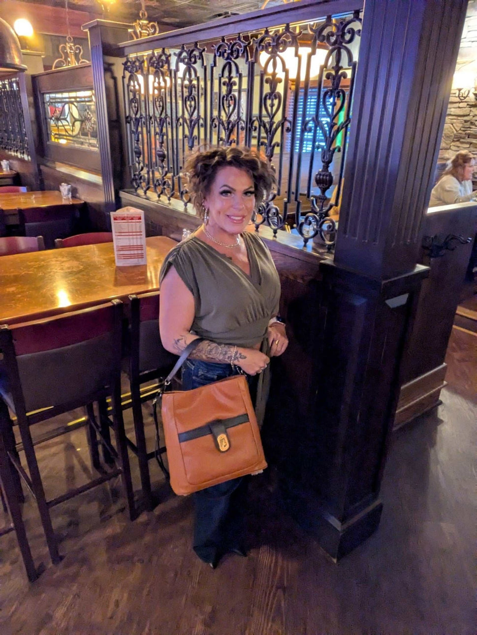 Primrose Vegan Leather "The Bailee: Tote Handbag