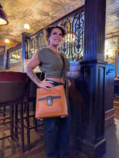 Primrose Vegan Leather "The Bailee: Tote Handbag - Primrose Signature Boutique