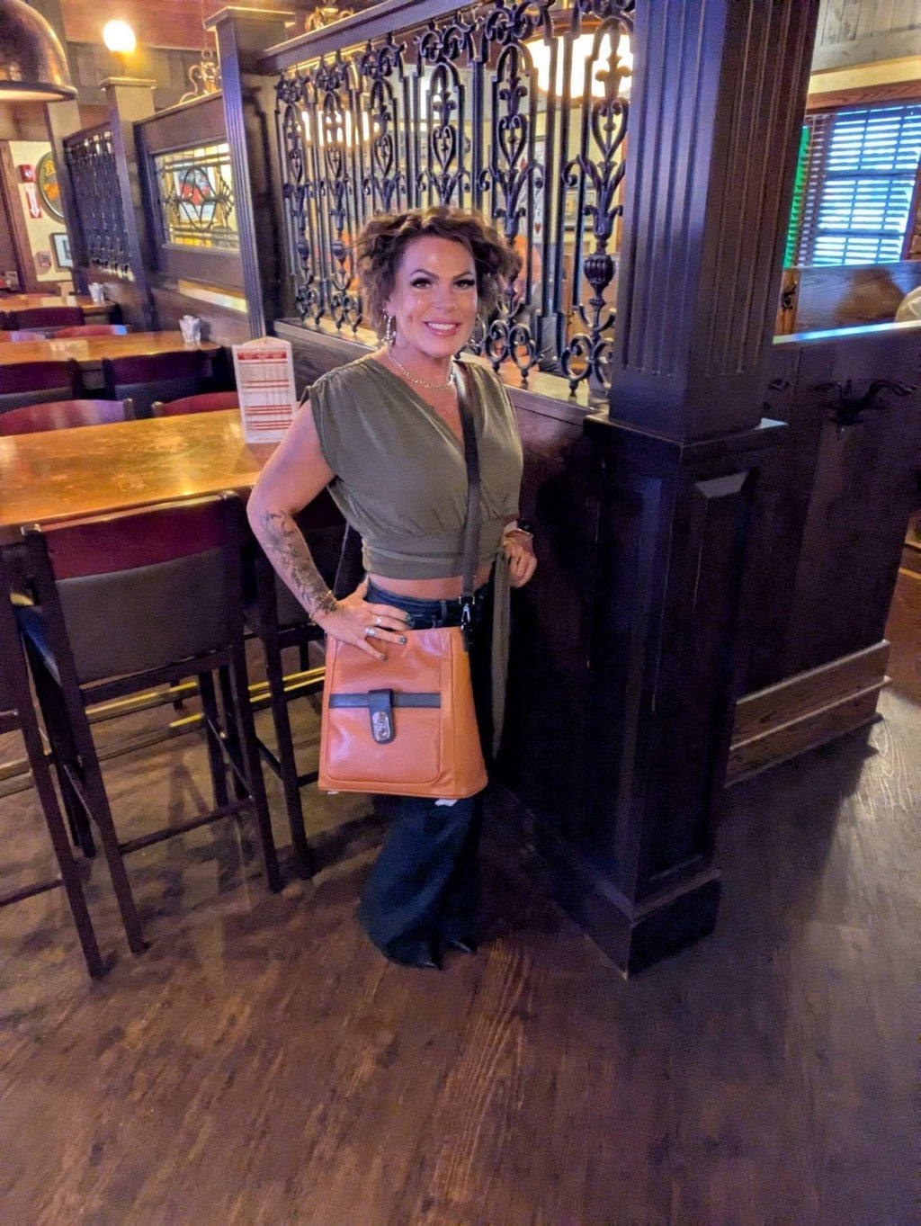 Primrose Vegan Leather "The Bailee: Tote Handbag