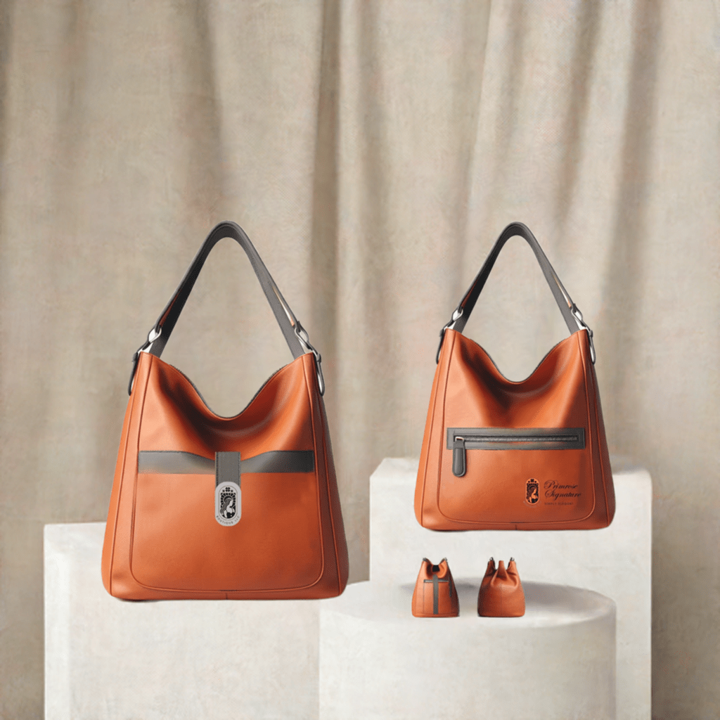 Primrose Vegan Leather "The Bailee: Tote Handbag
