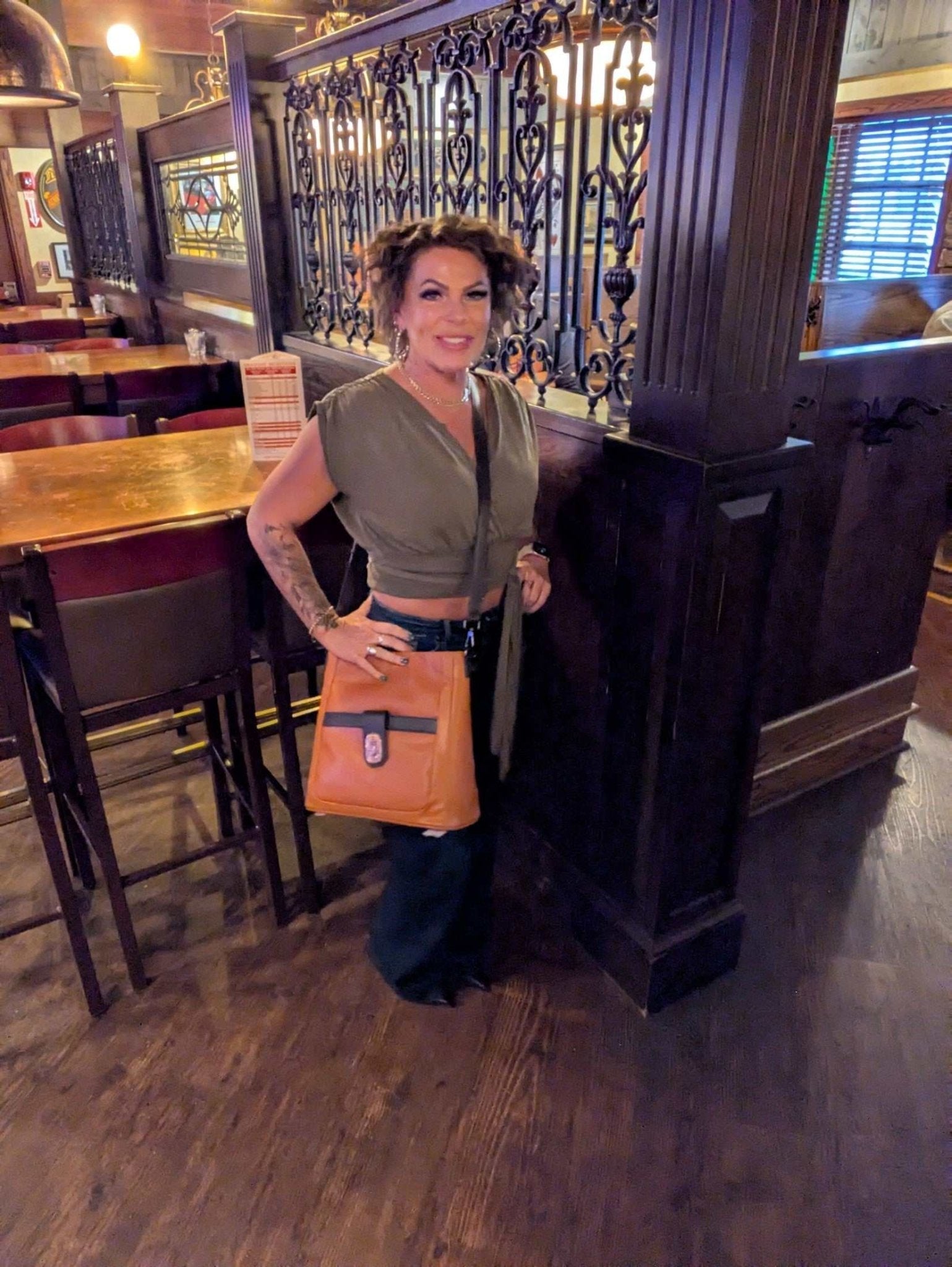 Primrose Vegan Leather "The Bailee: Tote Handbag