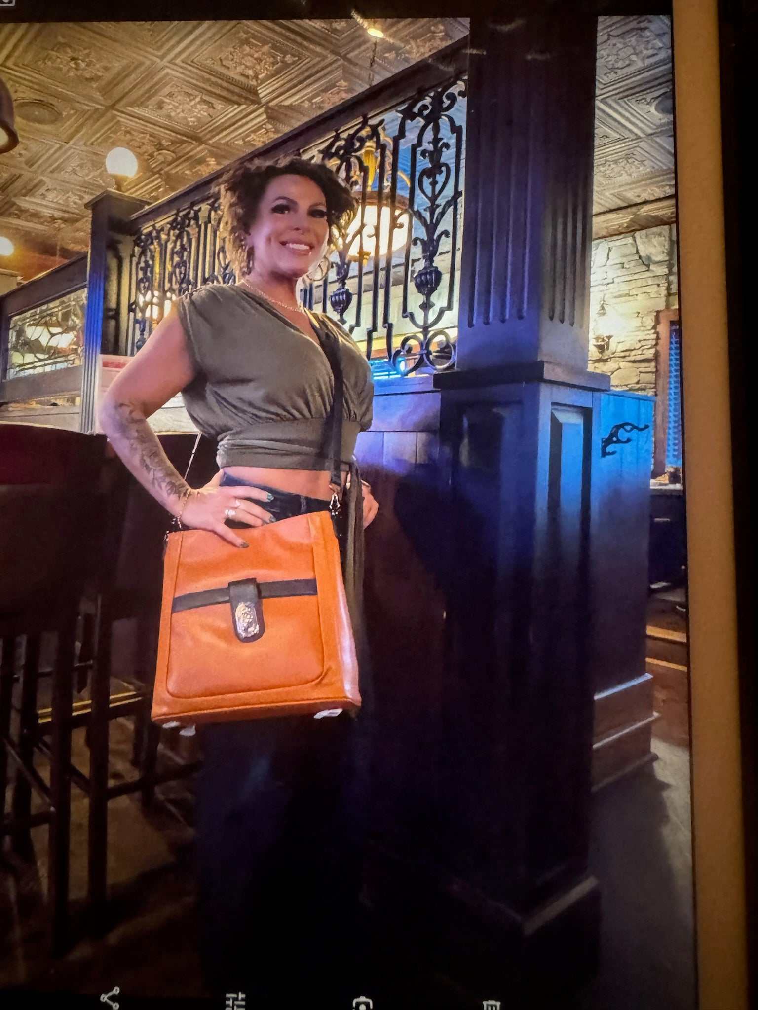 Primrose Vegan Leather "The Bailee: Tote Handbag