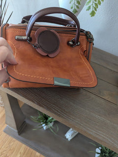 Primrose Vegan "Sara Satchel" Unique Luxury Designer Satchel Handbag - Primrose Signature Boutique