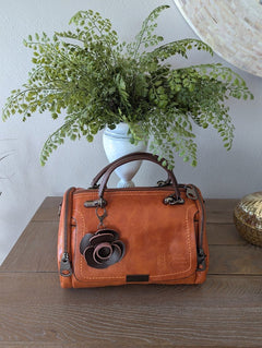 Primrose Vegan "Sara Satchel" Unique Luxury Designer Satchel Handbag - Primrose Signature Boutique