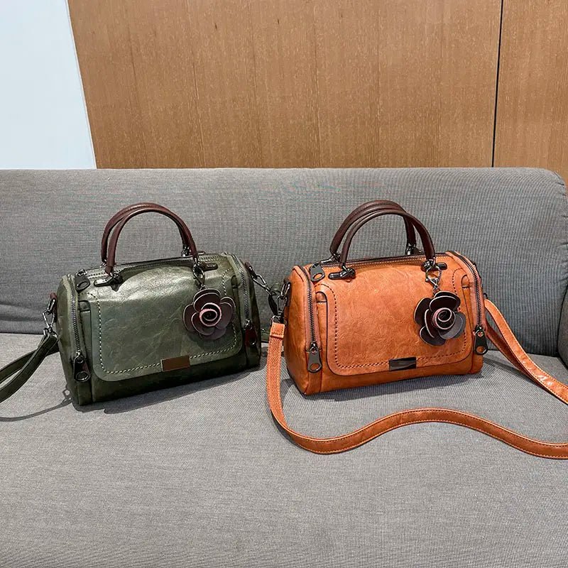 Primrose Vegan "Sara Satchel" Unique Luxury Designer Satchel Handbag - Primrose Signature Boutique