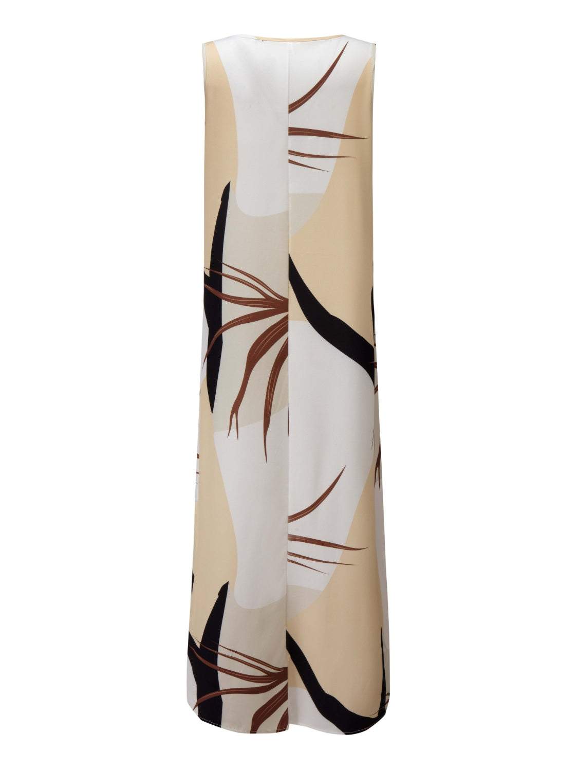 Printed Round Neck Mini Tank Dress - Primrose Signature Boutique