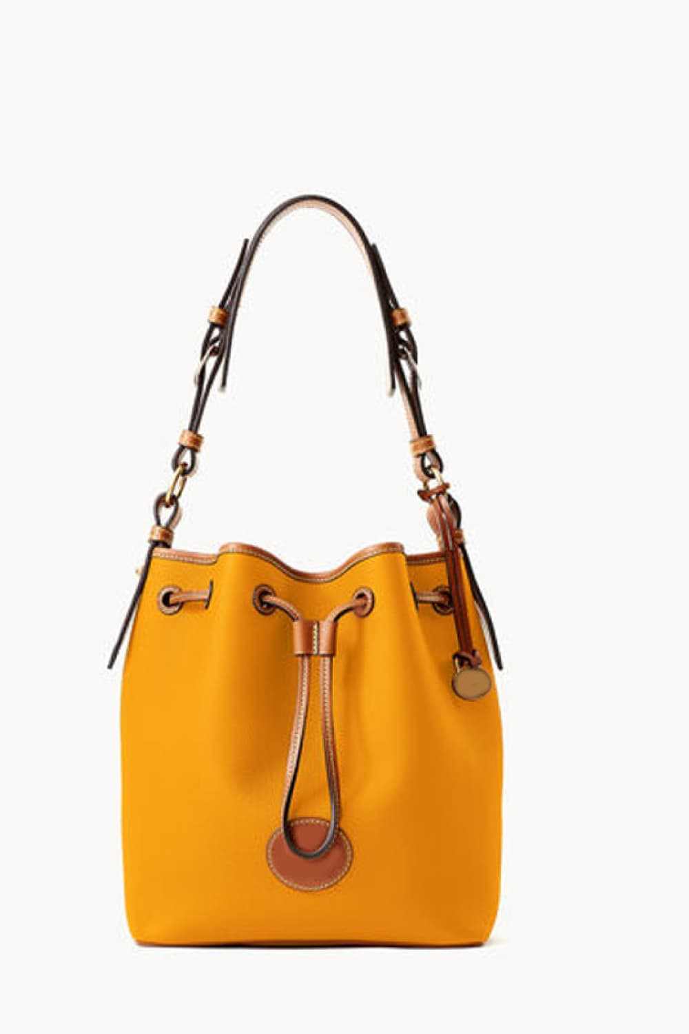PU Drawstring Bucket Bag - Primrose Signature Boutique
