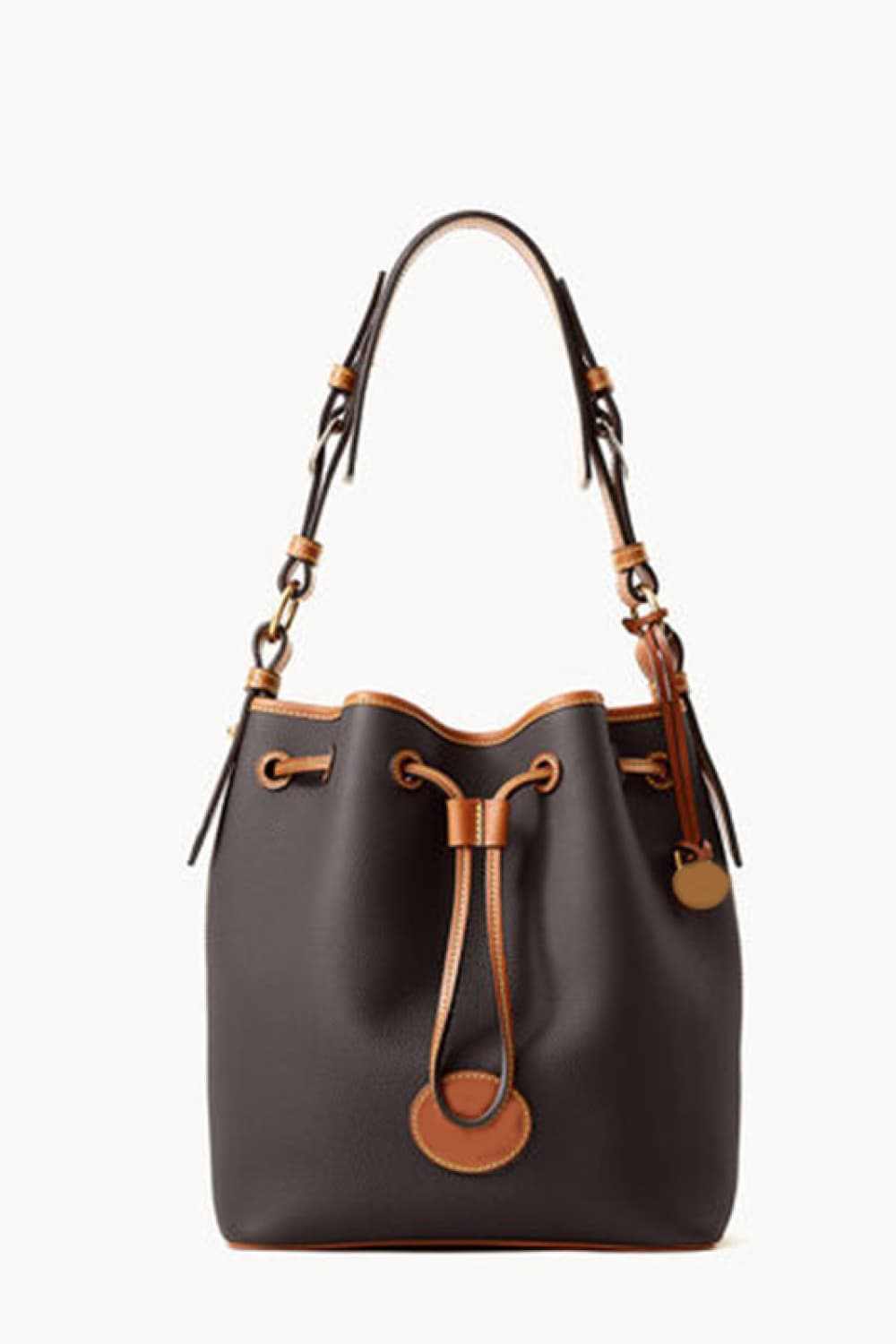 PU Drawstring Bucket Bag - Primrose Signature Boutique