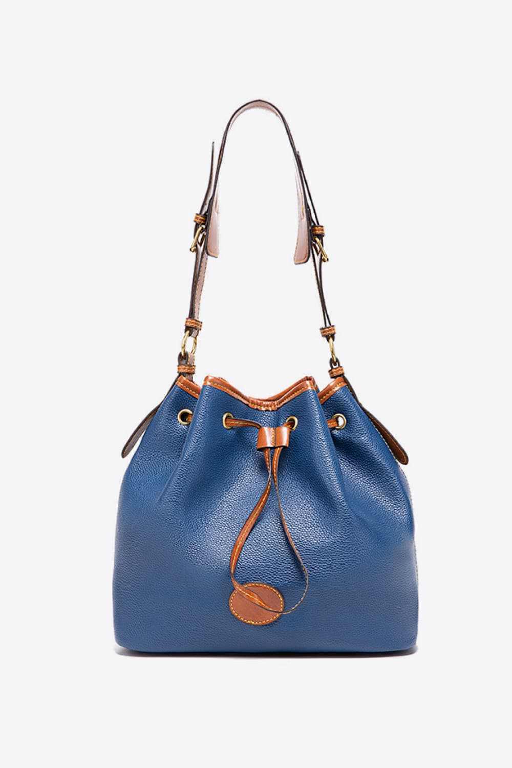 PU Drawstring Bucket Bag - Primrose Signature Boutique