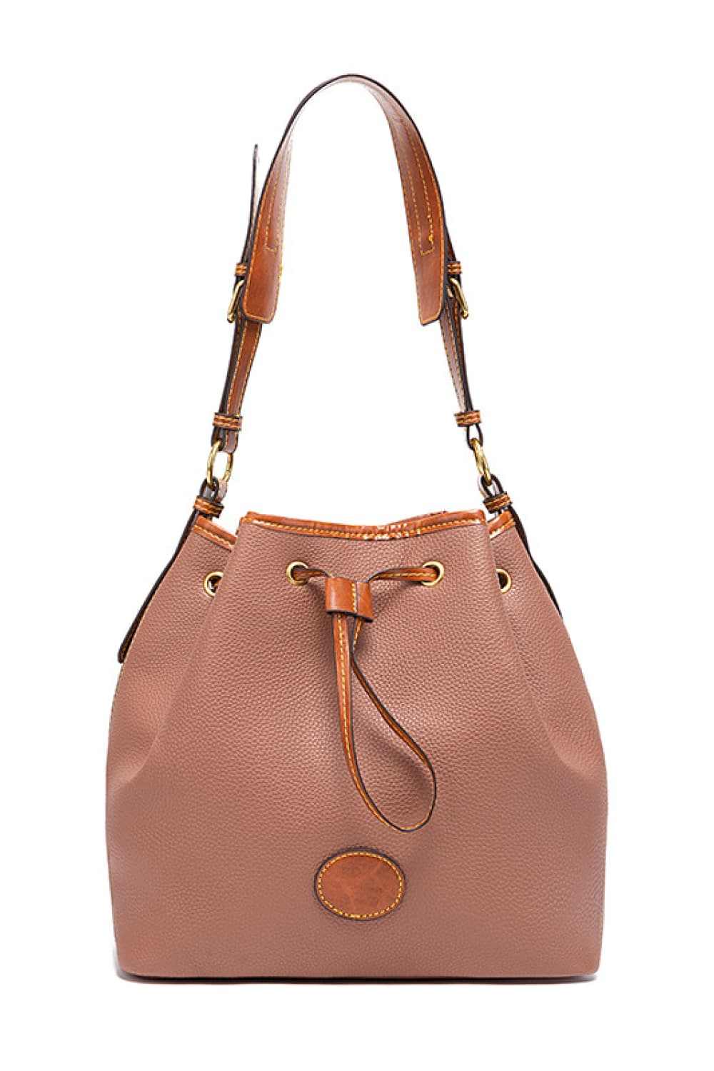 PU Drawstring Bucket Bag - Primrose Signature Boutique