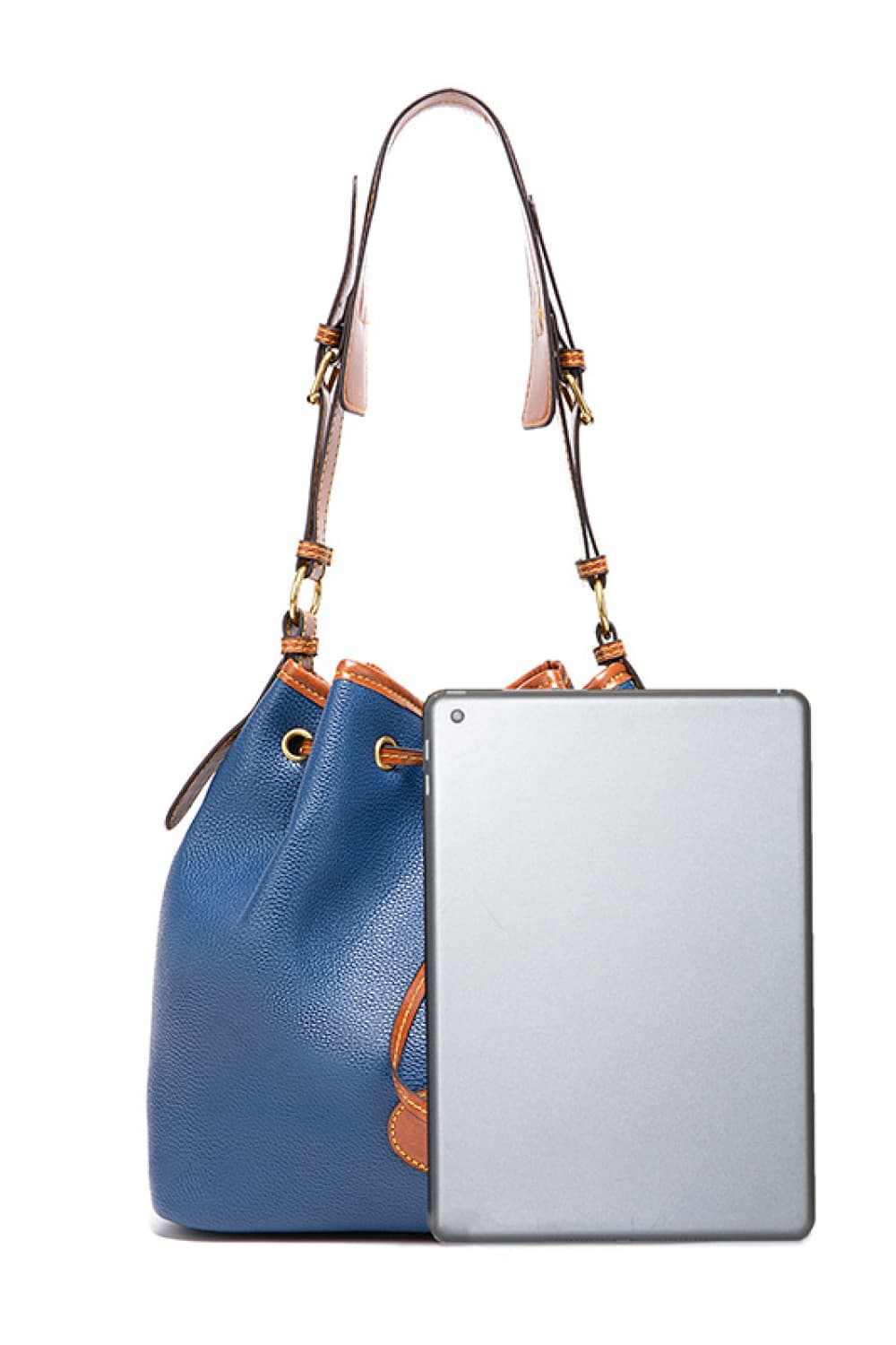 PU Drawstring Bucket Bag - Primrose Signature Boutique
