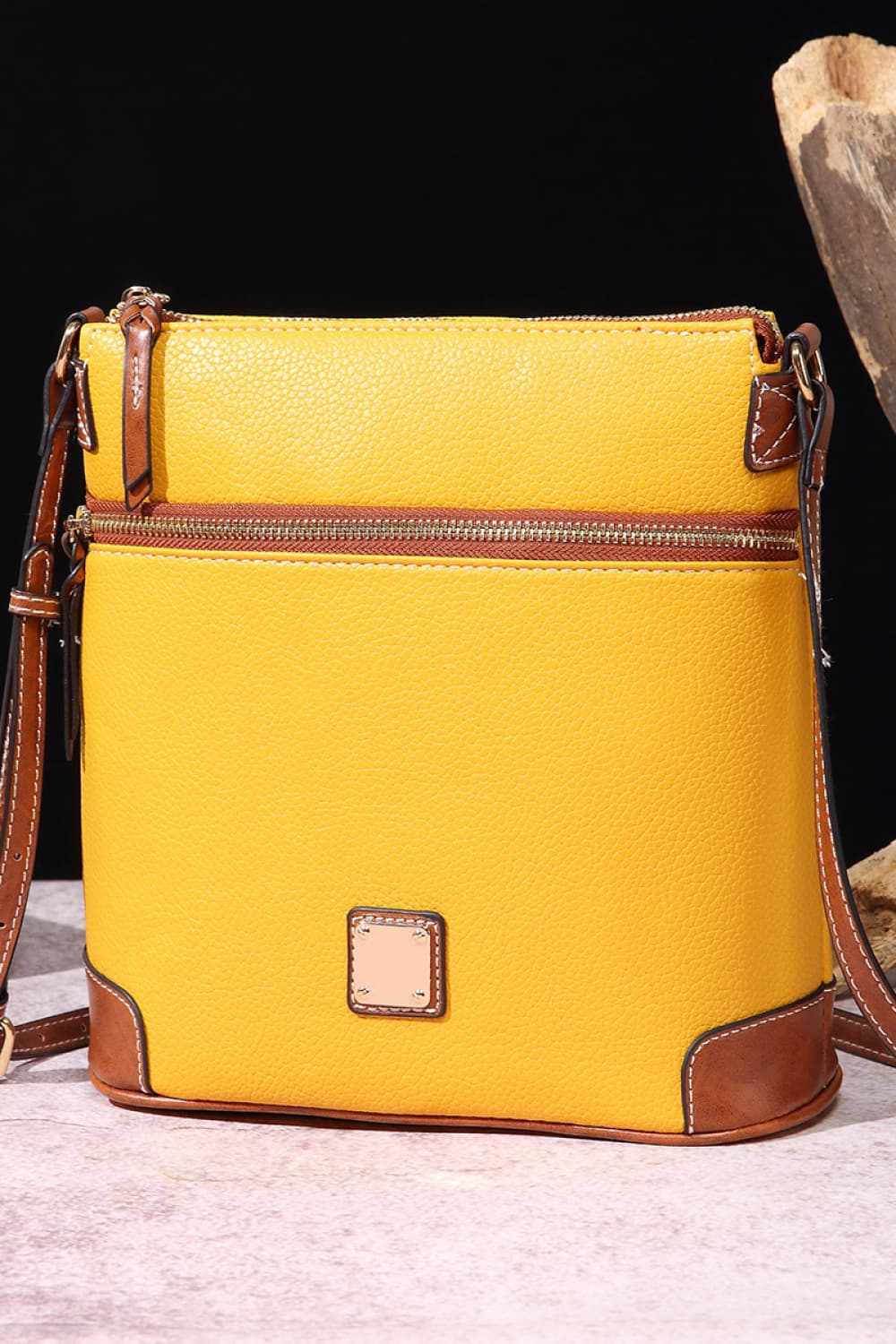 PU Leather Crossbody Bag - Primrose Signature Boutique