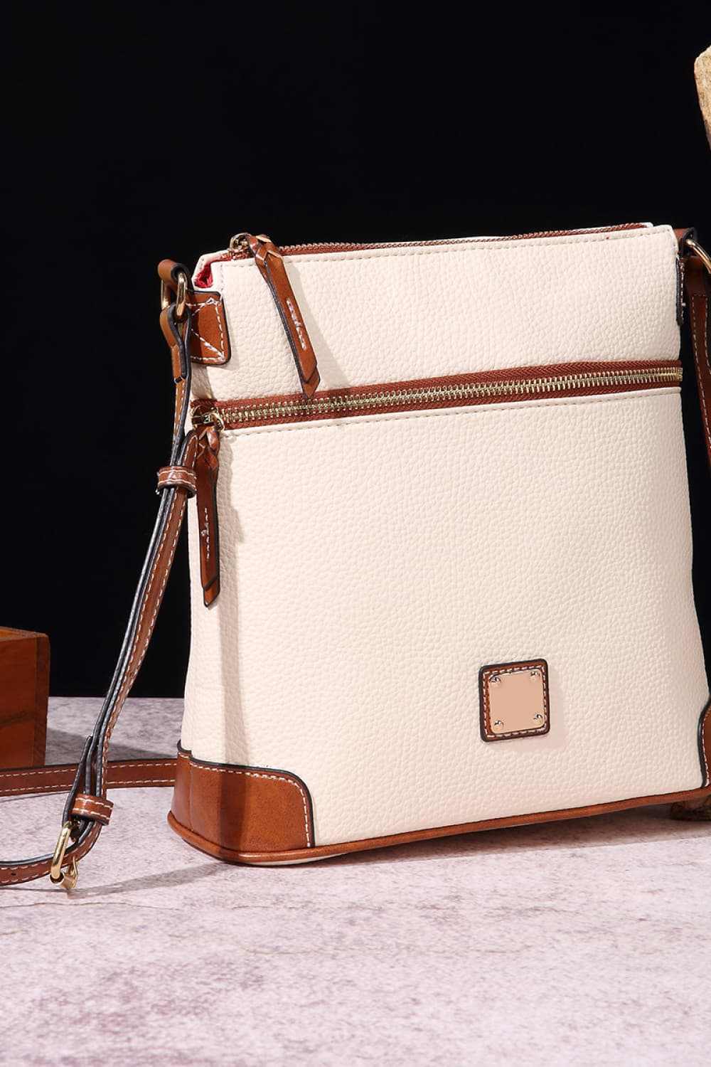 PU Leather Crossbody Bag - Primrose Signature Boutique