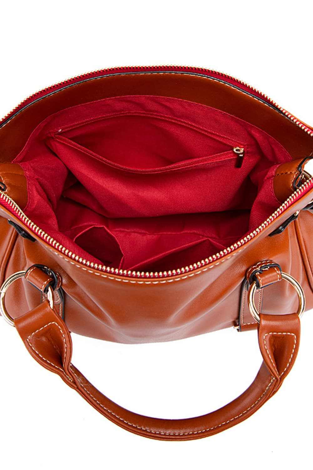 PU Leather Handbag with Tassels - Primrose Signature Boutique