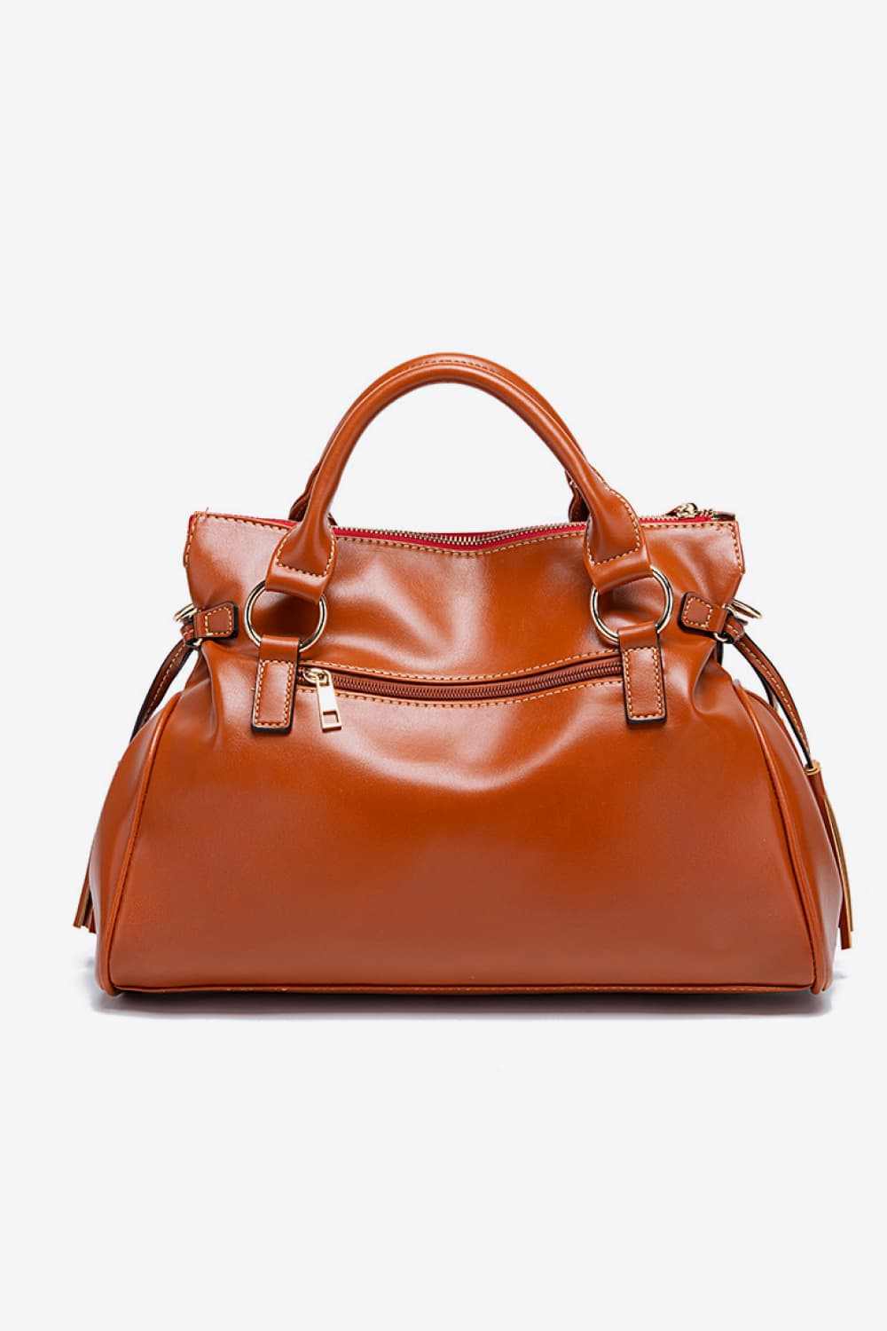 PU Leather Handbag with Tassels - Primrose Signature Boutique