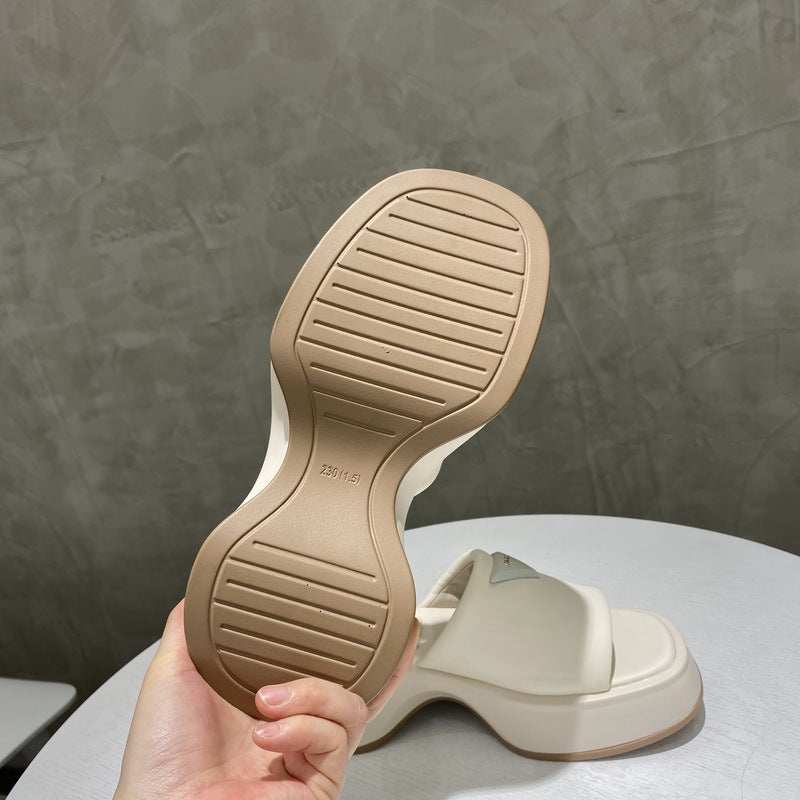PU Leather Platform Sandals - Primrose Signature Boutique