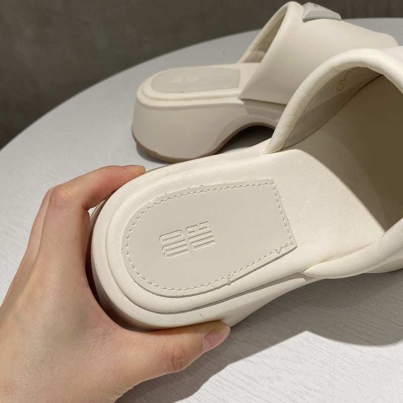 PU Leather Platform Sandals - Primrose Signature Boutique