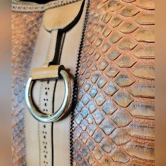 Rare Cuadra Genuine Alligator Leather Tote Bag - Primrose Signature Boutique