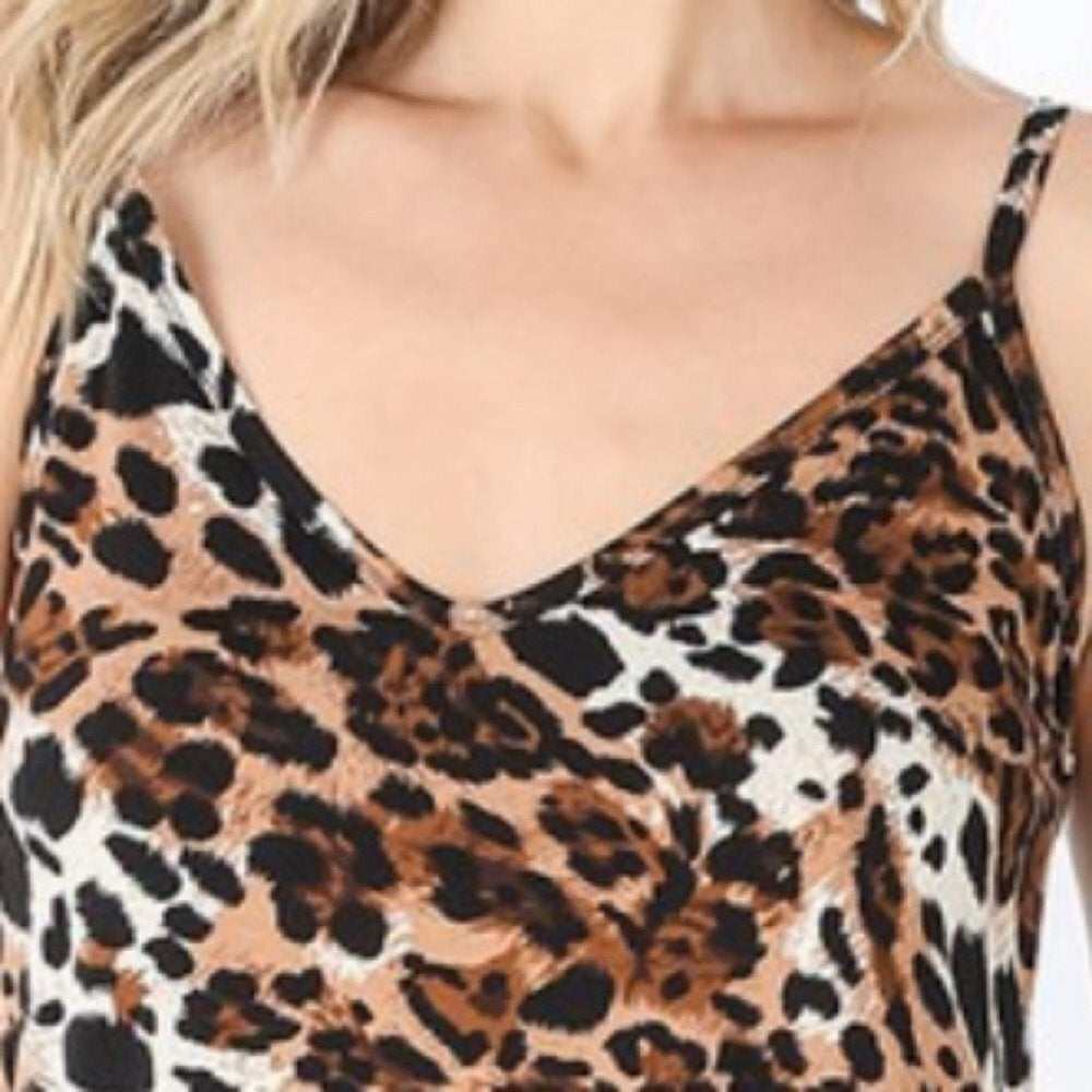 Reversible Leopard Print Tank - Primrose Signature Boutique