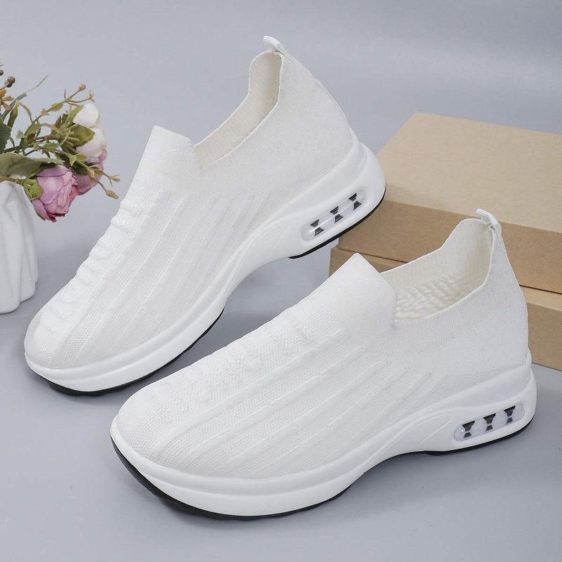 Slipper mit runder Zehenpartie und Strickdetail-zoom-