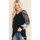 Switch Leopard Color Block Oversized Top 2 image