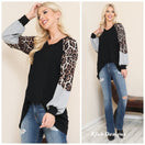 Switch Leopard Color Block Oversized Top 3 image