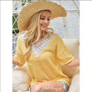 Switch Summer Yellow Waffle Knit Top 2 image