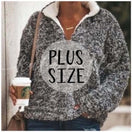 Switch Plus Size Charcoal Soft Pull Over Sweater 2 image