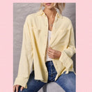 Switch Lemon Gauze Button Down Shirt 3 image