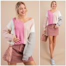 Switch Mauve Color Block Sweater 2 image