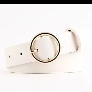 Circle Buckle Ladies Belt