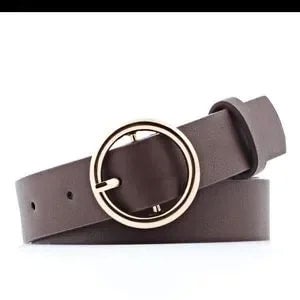 Circle Buckle Ladies Belt