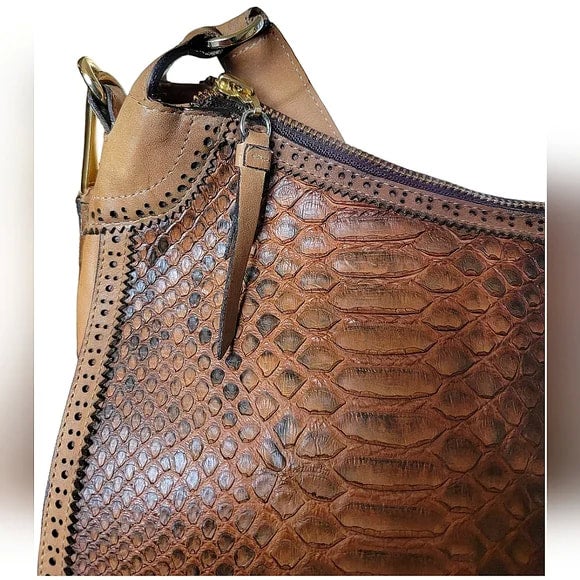 Rare Cuadra Genuine Alligator Leather Tote Bag