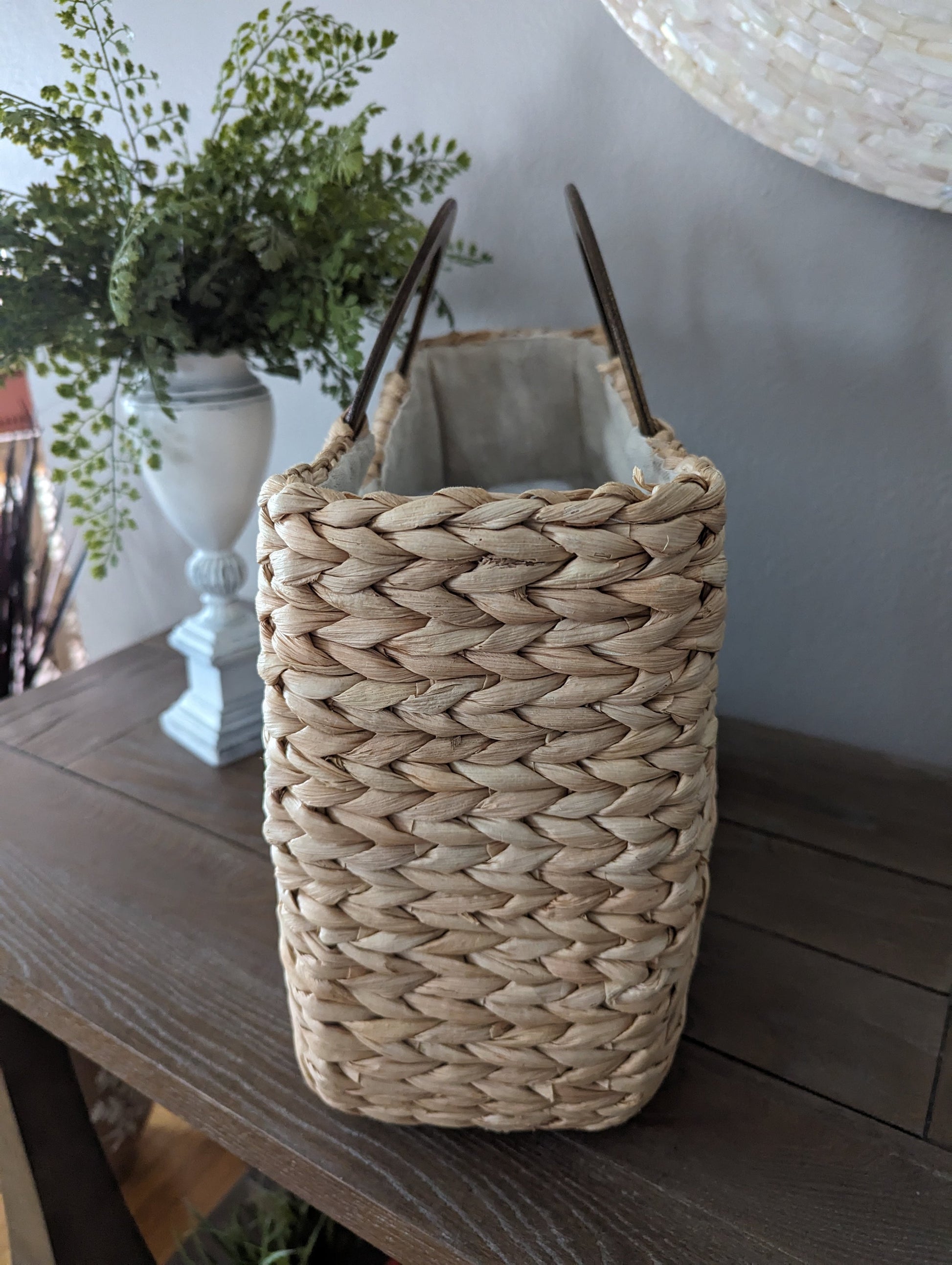 Elise Lined Woven Tote