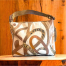 Switch Sharif Studios Genuine Leather Cheetah &amp; Snakeskin Shoulder Bag with Wood Trim 2 image