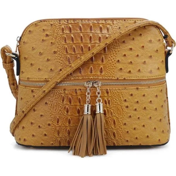 Crossbody Shoulder Bag Vegan Leather