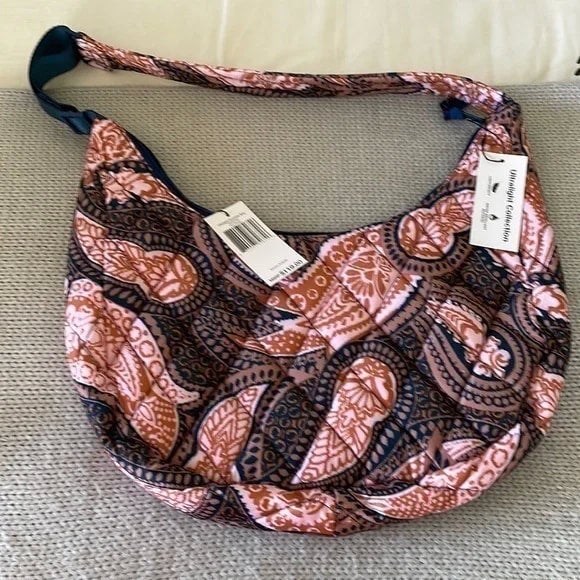 Vera Shoulder Bag Fern Paisley Print