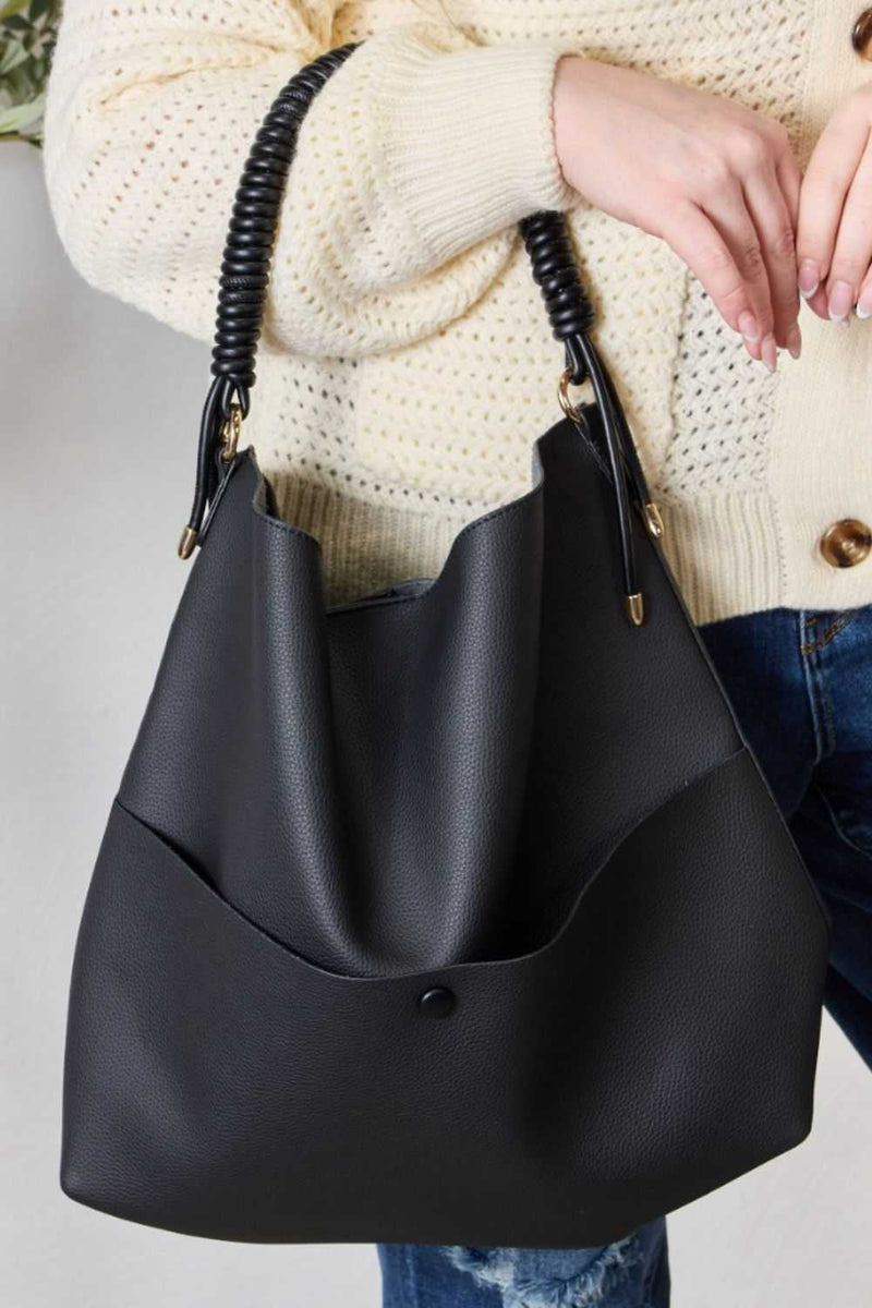 SHOMICO Handtasche aus veganem Leder mit Beutel-zoom-