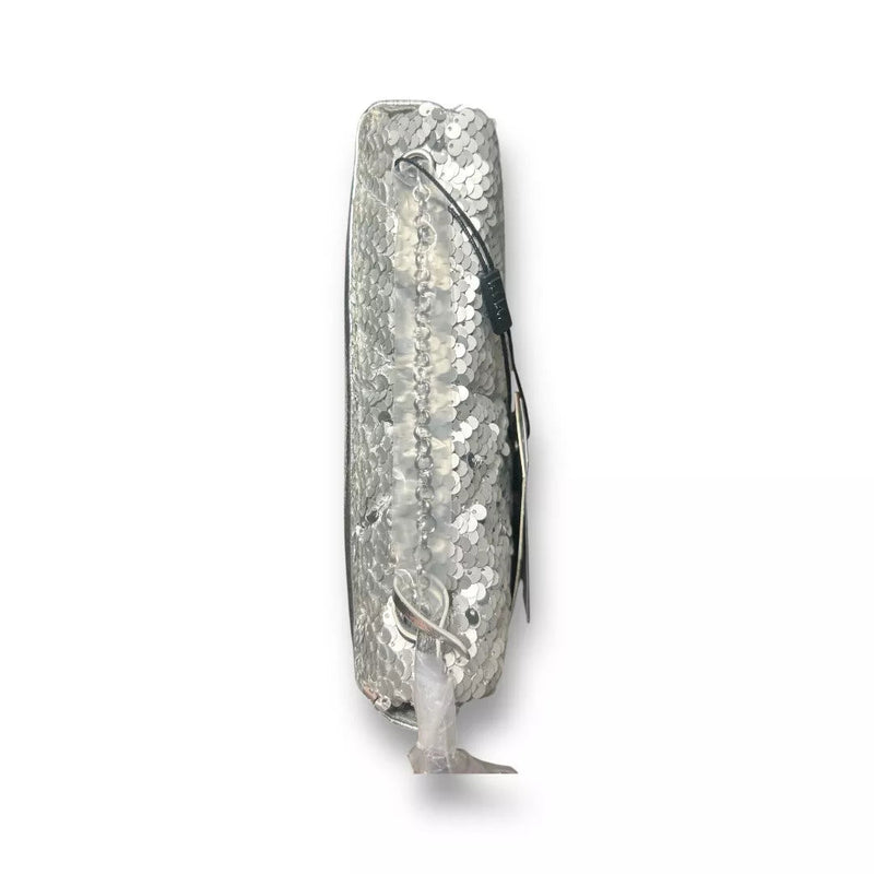 Silver Glitter Nicole MItchell Crossobdy Bag-zoom-