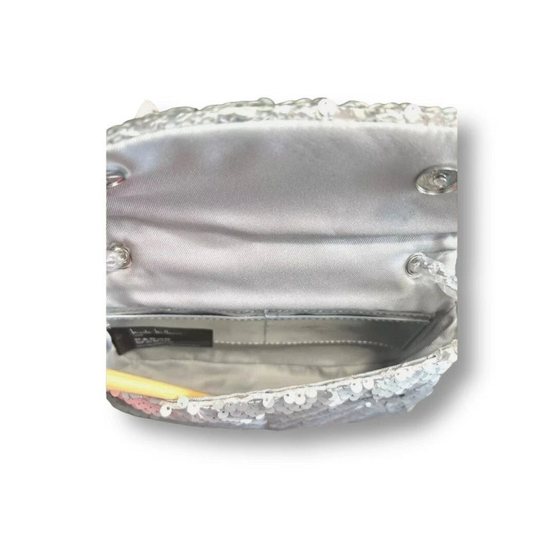 Silver Glitter Nicole MItchell Crossobdy Bag-zoom-