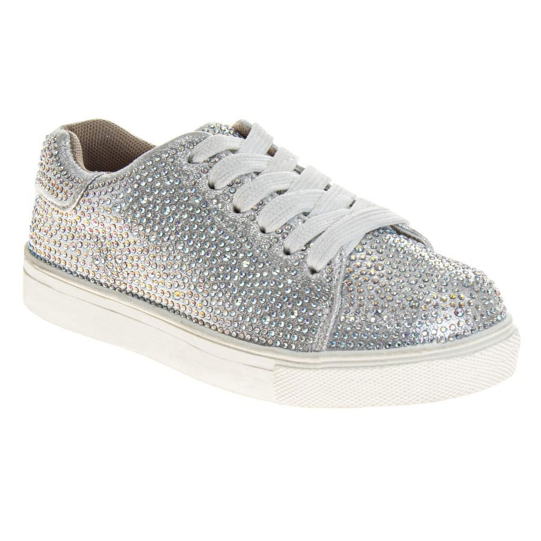 Silver Glitzy Sneakers Women's Size 7