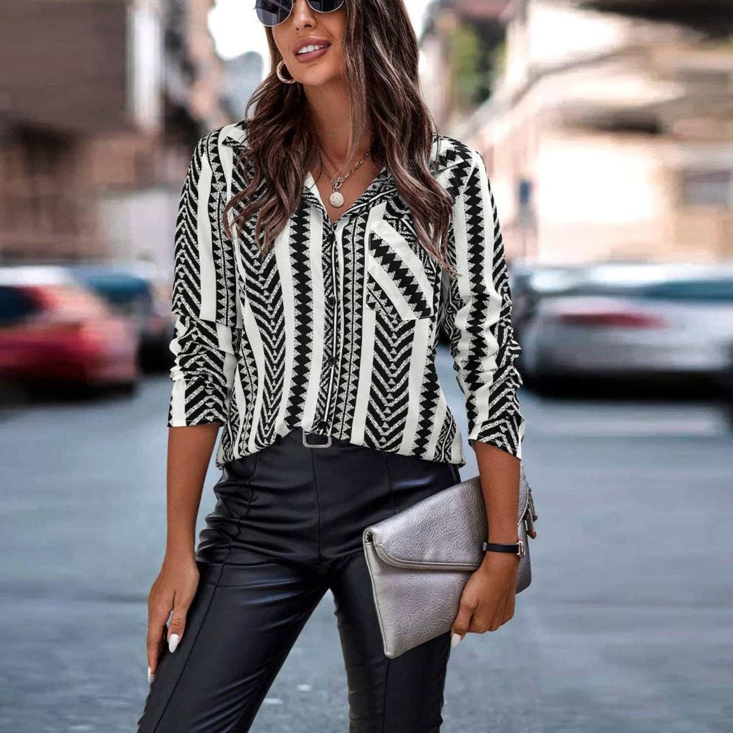 Stripe Story Shirt - Primrose Signature Boutique